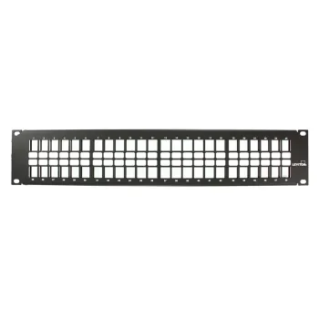 Panel de Interconexión Leviton Quickport - 48 Puertos - 2U - Vacío - 49255-H48