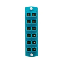 Cassete LEVITON - SC - 12 Puertos - Azul - 5F100-2QC Cassete LEVITON - SC - 12 Puertos - Azul - 5F100-2QC