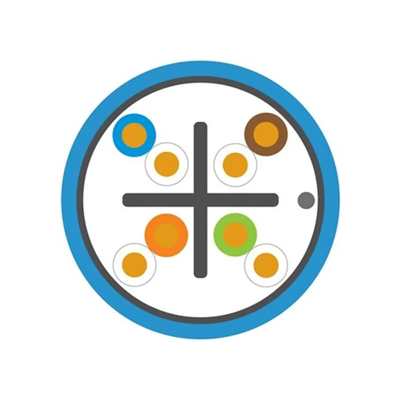 Bobina LEVITON FTPAZ-MLS - Cat6a - F/UTP - 305m - Azul F/UTP - FTPAZ-MLS