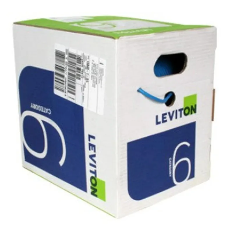 Bobina Leviton Cable UTP Cat6 - Gris - 305 Mts - UTP6M-MSB