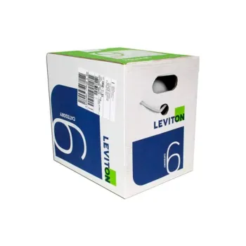 Bobina LEVITON UTP6M-MWB - Cat6 - UTP - 305m - Blanco - UTP6M-MWB