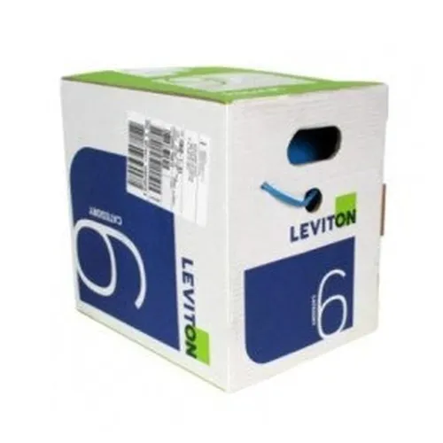 Bobina de Cable UTP LEVITON - 305m - Cat 6 - Azul - UTP6R-MLB