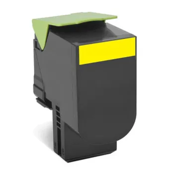Tóner Lexmark 70C80Y0 - Amarillo - Programa de Retorno - 70C80Y0