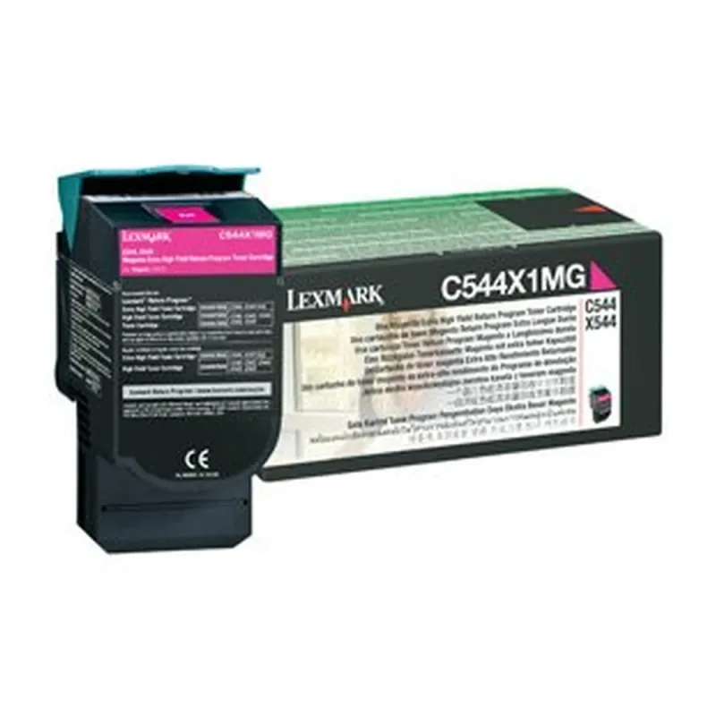 Tóner Lexmark C544X1MG - Magenta  - 4,000 Páginas - Programa de Retorno - C544X1MG