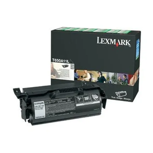 Tóner Lexmark T650A11L - Negro - Programa Retorno - T650A11L Tóner Lexmark T650A11L - Negro - Programa Retorno - T650A11L