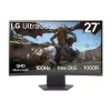 Monitor Gamer LG UltraGear 27GS60QC - 27" - QHD - 180Hz - HDMI - DisplayPort - Curvo - 27GS60QC-B