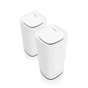 Sistema de Wi-Fi Linksys Velop Pro 6E - 2.4/5/6 GHz - 1x RJ-45 - 2 Piezas - MX6202