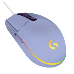 Mouse Gamer Logitech G203 Lightsync Alámbrico 6 Botones Rgb Lila - 910-005852