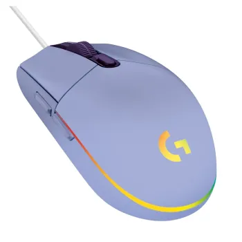 Mouse Gamer Logitech G203 Lightsync Alámbrico 6 Botones Rgb Lila - 910-005852