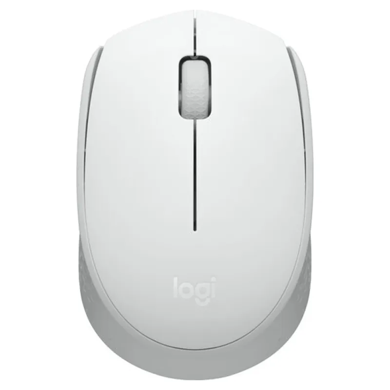 Mouse Logitech M170 - Inalámbrico - USB - Blanco - 910-006864