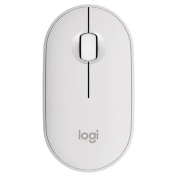 Mouse Logitech Pebble 2 M350S - Inalámbrico - Blanco - 910-007047
