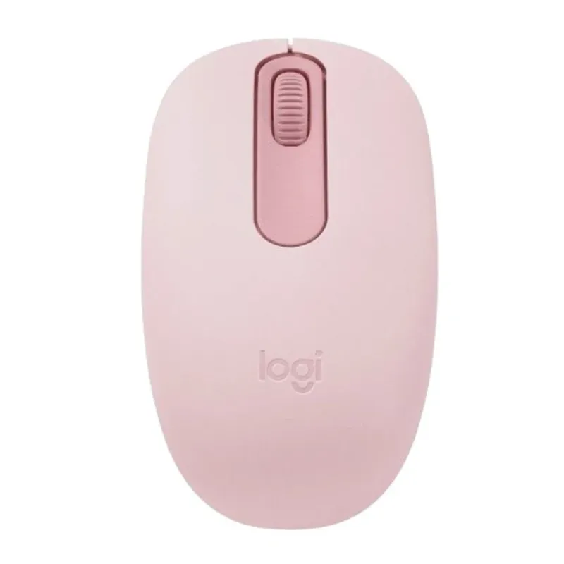 Mouse Logitech M196 - Inalámbrico - Bluetooth - Rosa - 910-007458
