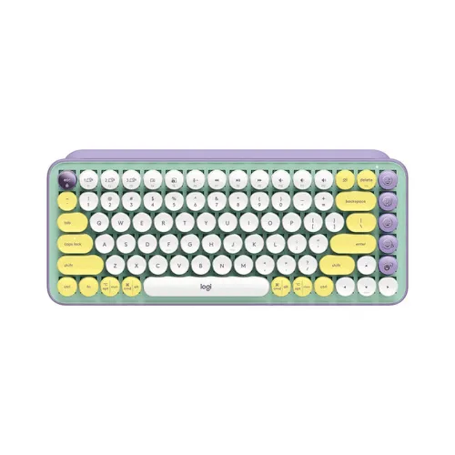 Teclado Logitech Pop Keys - Inalámbrico - Daydream - 920-010714