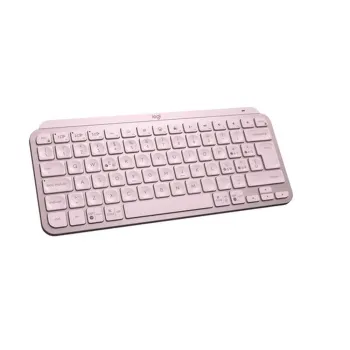 Teclado Logitech MX Keys Mini - Inalámbrico - Rosa - 920-010478