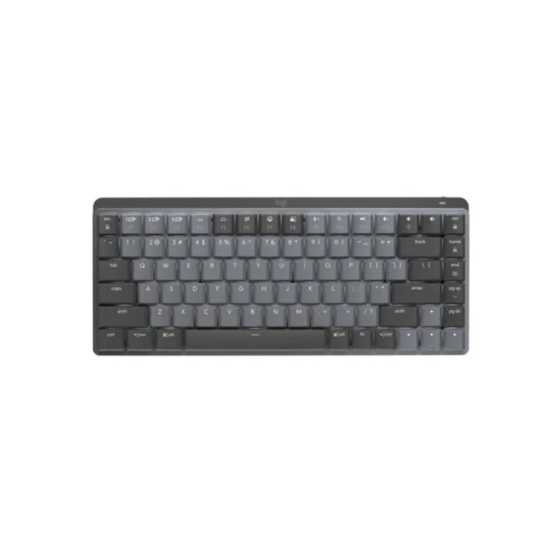 Teclado Mecánico Logitech MX Mini - Inalámbrico - Bluetooth - USB - Gris - 920-010846