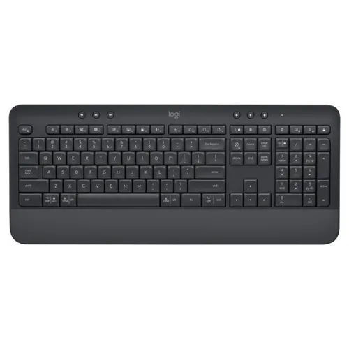 Teclado Logitech Signature K650 - Inalámbrico - Bluetooth - Grafito - 920-010910