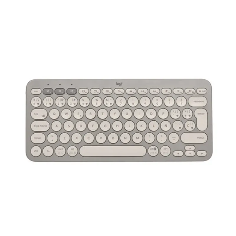Teclado Logitech K380 - Inalámbrico - Bluetooth - Arena - 920-011149