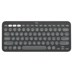 Teclado Logitech PEBBLE KEYS 2 K380S - Inalámbrico - Bluetooth - Grafito - 920-011783 Teclado Logitech PEBBLE KEYS 2 K380S - Inalámbrico - Bluetooth - Grafito - 920-011783