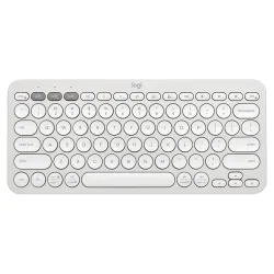 Teclado Logitech PEBBLE KEYS 2 K380S - Inalámbrico - Bluetooth - Inglés - Blanco - 920-011784 Teclado Logitech PEBBLE KEYS 2 K380S - Inalámbrico - Bluetooth - Inglés - Blanco - 920-011784