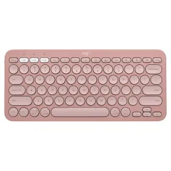 Teclado Logitech PEBBLE KEYS 2 K380S - Inalámbrico - Bluetooth - Inglés - Rosa - 920-011785 Teclado Logitech PEBBLE KEYS 2 K380S - Inalámbrico - Bluetooth - Inglés - Rosa - 920-011785