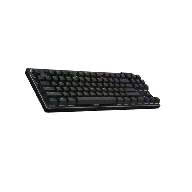 Teclado Gamer Logitech PRO X TKL - Inalámbrico - Multimedia - RGB - Negro - 920-012127