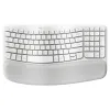 Teclado Logitech Wave Keys - Inalambrico - USB - Blanco - 920-012279