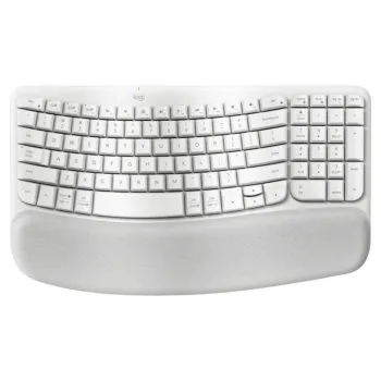 Teclado Logitech Wave Keys - Inalambrico - USB - Blanco - 920-012279