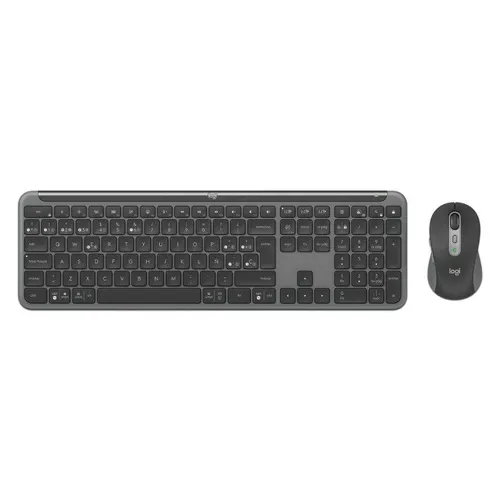 Kit de Teclado y Mouse Logitech SIGNATURE SLIM COMBO MK950 - Inalámbrico - USB - Español - Negro - 920-012473 Kit de Teclado y Mouse Logitech SIGNATURE SLIM COMBO MK950 - Inalámbrico - USB - Español - Negro - 920-012473