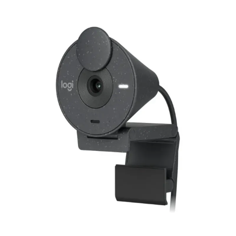 Cámara Web Logitech Brio 300 - 1080P - Micrófono - USB-C - Grafito - 960-001413