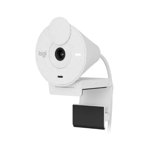 Cámara Web Logitech Brio 300 - 1080P - Micrófono - USB-C - Blanco - 960-001440 Cámara Web Logitech Brio 300 - 1080P - Micrófono - USB-C - Blanco - 960-001440