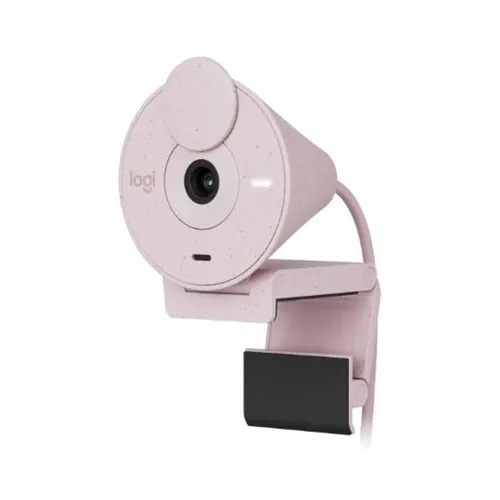Cámara Web Logitech Brio 300 - 1080P - Micrófono - USB-C - Rosa - 960-001446