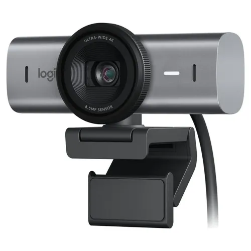 Cámara Web Logitech MX Brio - 4K - USB-C - Micrófono - Grafito - 960-001548 Cámara Web Logitech MX Brio - 4K - USB-C - Micrófono - Grafito - 960-001548
