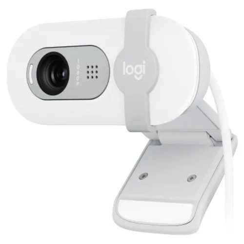 Cámara Web Logitech Brio 100 - 2MP - USB - Micrófono - Blanco - 960-001615 Cámara Web Logitech Brio 100 - 2MP - USB - Micrófono - Blanco - 960-001615