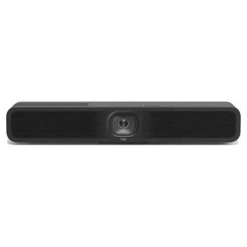 Logitech MeetUp 2 - Cámara de Videoconferencia All in One 4K UHD - Zoom 4x HD - Campo de Visión de 120° - Audio Integrado - Ideal para Salas de Reunión Pequeñas - 960-001690