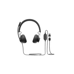 Diadema Logitech Zone Wired UC - Alámbrico - USB - Micrófono - Negro - 981-000876 Diadema Logitech Zone Wired UC - Alámbrico - USB - Micrófono - Negro - 981-000876