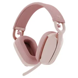 Diadema Logitech Zone Vibe 100 - Inalámbrica - Bluetooth - USB-C - Rosa - 981-001223 Diadema Logitech Zone Vibe 100 - Inalámbrica - Bluetooth - USB-C - Rosa - 981-001223
