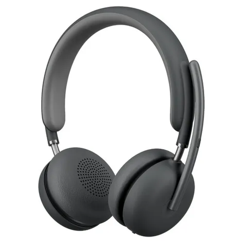 Diadema Logitech Zone Vibe Wireless 2 - Inalámbrico - Micrófono - USB - Grafito - 981-001310