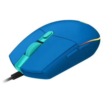 Mouse Gamer Logitech G203 Lightsync Alámbrico 6 Botones Rgb Azul - 910-005795