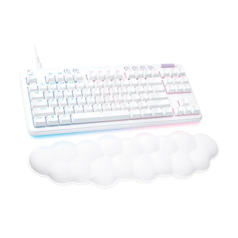 Teclado Gamer Logitech G713 Tactile - Alámbrico - Inglés - Blanco - RGB - 920-010413