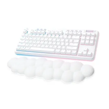 Teclado Gamer Logitech G715 Linear - Inalámbrico - Inglés - Blanco - RGB - 920-010684