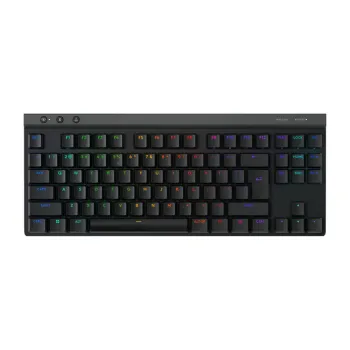 Teclado Gamer Logitech G515 LIGHTSPEED TKL - Inalámbrico - Inglés - Negro - RGB - 920-012423