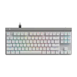 Teclado Gamer Logitech G515 TKL - Alámbrico - USB - RGB - Blanco - 920-012869 Teclado Gamer Logitech G515 TKL - Alámbrico - USB - RGB - Blanco - 920-012869