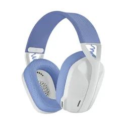 Diadema Gamer Logitech G435 - Inalámbrico - Micrófono - Blanco con Lila - 981-001073 Diadema Gamer Logitech G435 - Inalámbrico - Micrófono - Blanco con Lila - 981-001073