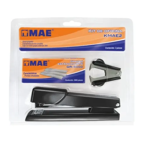Engrapadora MAE KMAE2 - Grapas 26/6 - Engrapa hasta 20 hojas - Con Desengrapador - KMAE2 Engrapadora MAE KMAE2 - Grapas 26/6 - Engrapa hasta 20 hojas - Con Desengrapador - KMAE2