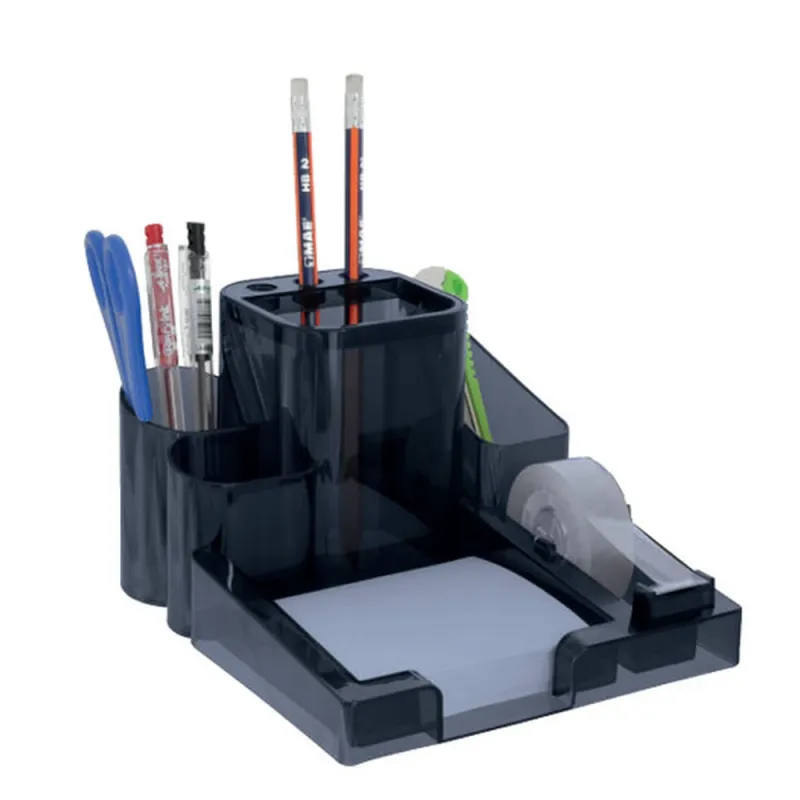 Organizador MAE M-740.4 - 2 Exhibidores Transparentes - Negro - M-740.4