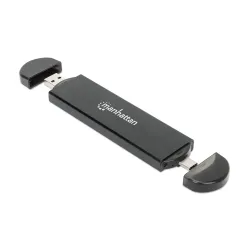 Gabinete para SSD Manhattan 130639 - M.2 NVMe/SATA - USB 3.2 - Negro - 130639 Gabinete para SSD Manhattan 130639 - M.2 NVMe/SATA - USB 3.2 - Negro - 130639