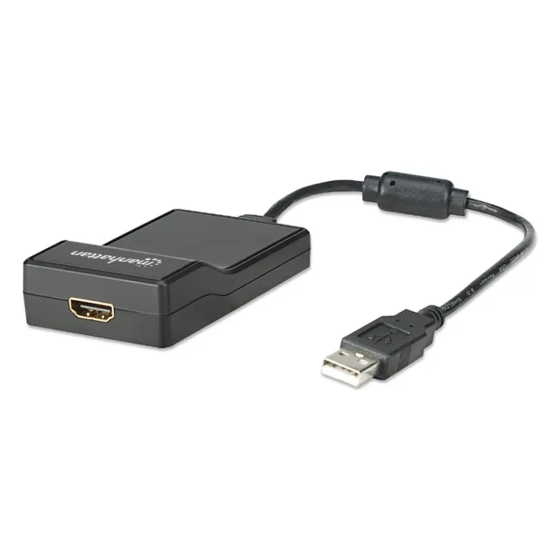 Adaptador Manhattan - HDMI a USB 2.0 - Hembra a Macho - 1080p - 151061