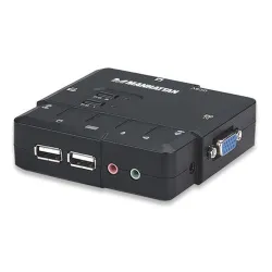 KVM Manhattan - 3 Puertos VGA - 2x USB - 151252 KVM Manhattan - 3 Puertos VGA - 2x USB - 151252