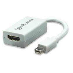 Adaptador Manhattan 151399 - Mini DisplayPort a HDMI - Macho a Hembra - 151399 Adaptador Manhattan 151399 - Mini DisplayPort a HDMI - Macho a Hembra - 151399