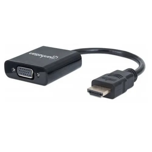 Convertidor Manhattan 151436 - HDMI a VGA - Macho a Hembra - 1080p - 151436